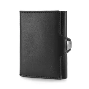 Slimpuro TRYO Slim Wallet, portfel, 5 kart, kieszonka na monety, 9,2 x 2,2 x 7,5 cm (szer. x wys. x gł.), ochrona RFID #93258