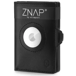 Slimpuro ZNAP Airtag, portfel, 12 kart, kieszonka na monety, 8,9 x 1,8 x 6,3 cm, ochrona RFID #94195