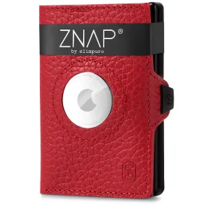 Slimpuro ZNAP Airtag, portfel na 12 kart, kieszonka na monety, 8,9 x 1,8 x 6,3 cm (szer x wys. x gł.), ochrona RFID #309221