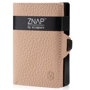 Slimpuro ZNAP, płaski portfel na 12 kart, kieszonka na monety, 8,9 x 1,8 x 6,3 cm (szer x wys. x gł.), ochrona RFID