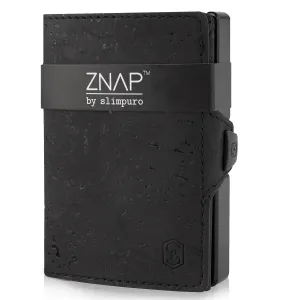 Slimpuro ZNAP, cienki portfel, 12 kart, kieszonka na monety, 8,9 x 1,8 x 6,3 cm (szer. x wys. x gł.), ochrona RFID #93326