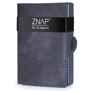 Slimpuro ZNAP, płaski portfel na 12 kart, kieszonka na monety, 8,9 x 1,8 x 6,3 cm (szer x wys. x gł.), ochrona RFID #539140