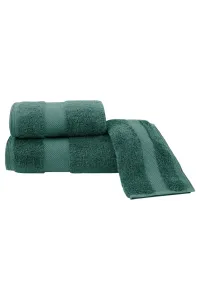 Luksusowy mały ręcznik DELUXE 30x50cm z Modalu Zielony