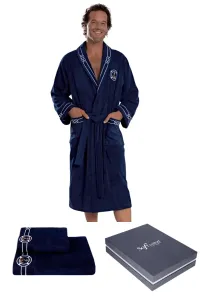 Męski szlafrok MARINE MAN w ozdobnym opakowaniu + ręcznik + ręcznik #553005