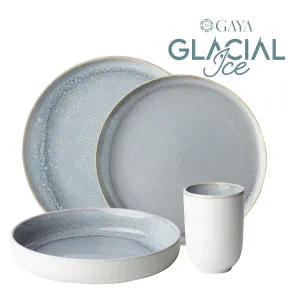 Zestaw porcelany 16 szt. - Gaya Atelier Glacial Ice