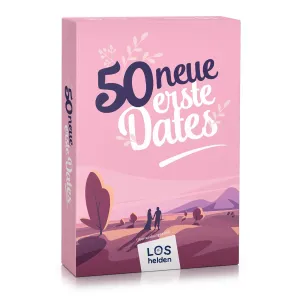 Spielehelden 50 neue erste Dates/50 nowych pierwszych randek, gra karciana dla par, 50 pomysłów na romantyczne randki, język niemiecki