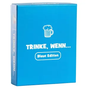 Spielehelden Trinke wenn... Blaue Edition/Wypij, kiedy... edycja niebieska, gra alkoholowa, 100+ pytań, liczba graczy: 2+, wiek: od 18 lat, język niemiecki