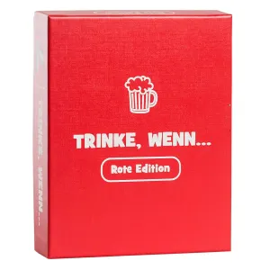 Spielehelden Trinke wenn... Rote Edition/Wypij, kiedy... edycja czerwona, gra alkoholowa, 100+ pytań, liczba graczy: 2+, wiek: od 18 lat, język niemiecki