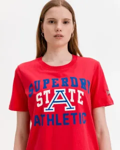 SuperDry Cellgiate Athletic Union Koszulka Czerwony #291729