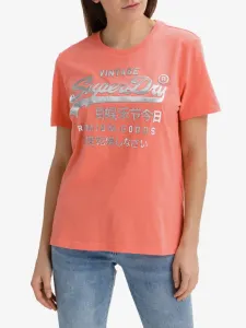 SuperDry Koszulka Pomarańczowy #269053
