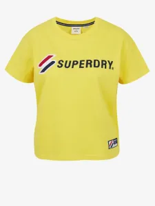 SuperDry Sportstyle Graphic Boxy Koszulka Żółty