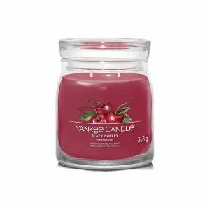 Yankee Candle świeczka zapachowa Signature w szkle średnia Black Cherry, 368 g