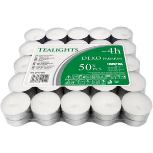 Zestaw świeczek tealight Deko premium, 50 szt
