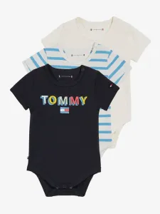 Tommy Hilfiger 3-pack Body dziecięce Czarny