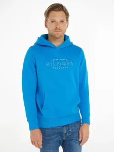 Tommy Hilfiger Curve Logo Hoody Bluza Niebieski