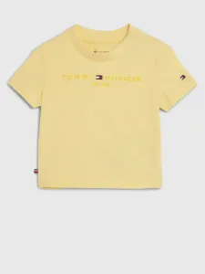 Tommy Hilfiger Baby Essential Koszulka dziecięce Żółty #473655