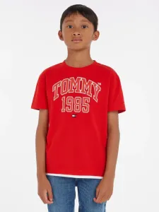 Tommy Hilfiger Koszulka dziecięce Czerwony #401529