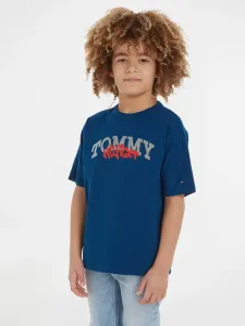 Tommy Hilfiger Koszulka dziecięce Niebieski