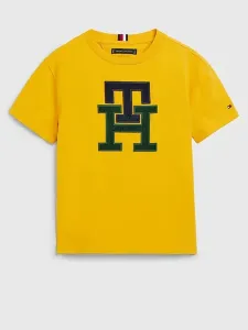 Tommy Hilfiger Koszulka dziecięce Żółty #325621
