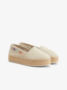 Tommy Jeans Espadryle Beżowy