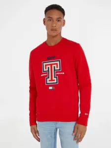 Tommy Jeans Modern Sport T Crew Bluza Czerwony #405258