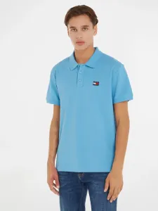 Tommy Jeans Badge Polo Koszulka Niebieski #405200