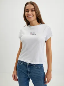 Tommy Jeans Essential Logo Koszulka Biały #431199