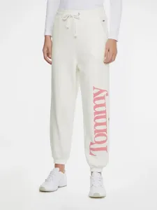 Tommy Jeans Spodnie dresowe Biały