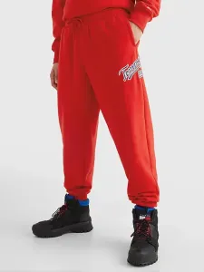 Tommy Jeans Spodnie dresowe Czerwony