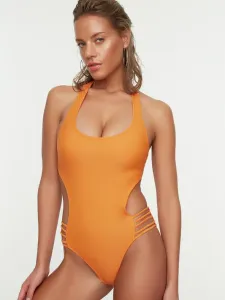 Trendyol Kostium kąpielowy jednoczęściowy Pomarańczowy #237856