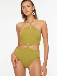 Trendyol Kostium kąpielowy jednoczęściowy Zielony #340630