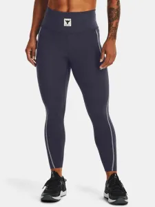 Under Armour Project Rock Meridian Ankl Legginsy Szary