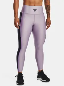 Under Armour UA Project Rock HG Ankle Legginsy Fioletowy #198199