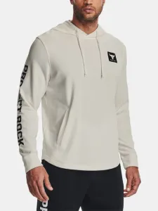 Under Armour Project Rock Terry Hoodie Bluza Biały