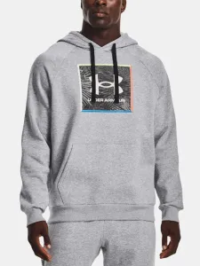 Under Armour UA Rival Flc Graphic Hoodie Bluza Szary