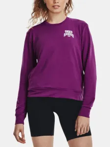 Under Armour UA Rival Terry Graphic Crew Bluza Fioletowy