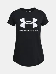 Under Armour UA G Sportstyle Logo SS Koszulka dziecięce Czarny