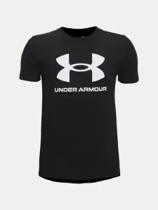 Under Armour UA Sportstyle Logo SS Koszulka dziecięce Czarny #159609