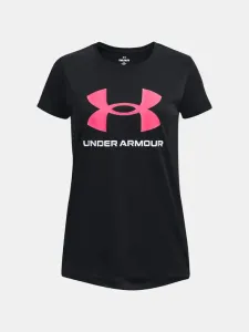 Under Armour UA Tech Print BL SSC Koszulka dziecięce Czarny