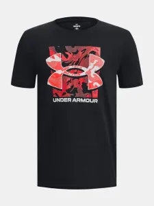 Under Armour UA B Box Logo Camo SS Mfo Koszulka dziecięce Czarny #592610
