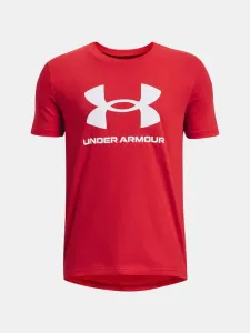 Under Armour UA B Sportstyle Logo SS Koszulka dziecięce Czerwony #559001