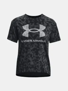 Under Armour UA Logo Aop Heavyweight SS Koszulka Czarny #382249