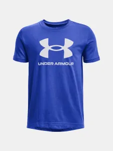 Under Armour UA Sportstyle Logo Koszulka dziecięce Niebieski