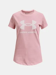 Under Armour UA Sportstyle Logo Koszulka dziecięce Różowy