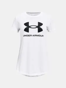 Under Armour UA Sportstyle Logo SS Koszulka dziecięce Biały #237089