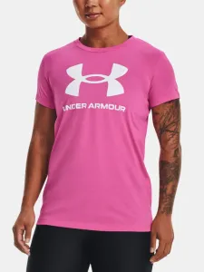 Under Armour UA W Sportstyle Logo SS Koszulka Różowy