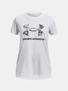 Under Armour UA Tech Print BL SSC Koszulka Biały