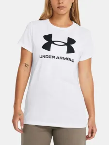 Under Armour UA W Sportstyle Logo SS Koszulka Biały
