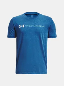 Under Armour UA B Logo Wordmark SS Koszulka dziecięce Niebieski #492534