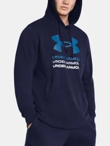 Under Armour UA Rival Terry Graphic Hood Bluza Niebieski